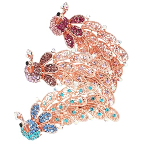 ELAYARD 3 Stück Teiliges Haarklammer Funkelnden Strasssteinen Metalllegierung Langlebig und Stabil Modischer Haarschmuck für Mädchen und Frauen Geeignet für Hochzeit Party Abschlussfeier von ELAYARD