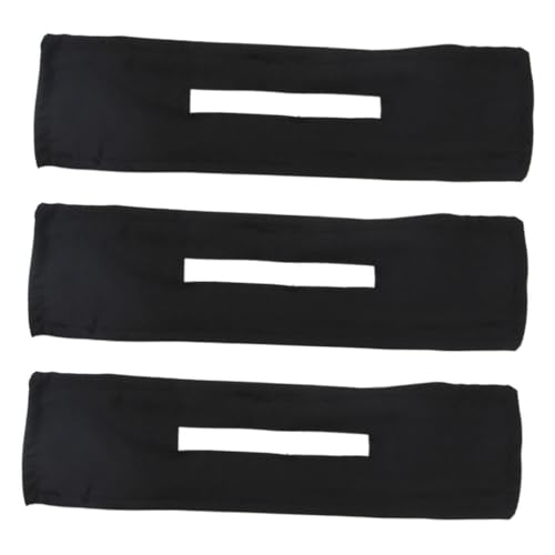 ELAYARD 3 Stück Teiliges Schwarzes Damen Haarband mit Draht Knotenförmiges Haarschmuck Einfachen Dutt styling Vielseitig für Alltag Sport Hochzeit und Besondere Anlässe Geeignet von ELAYARD