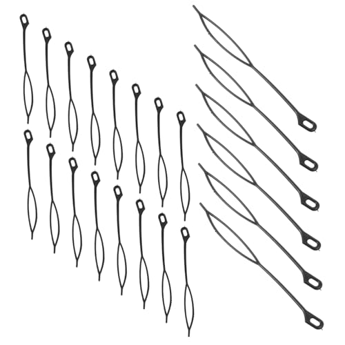 ELAYARD 30 Stück Teiliges Ergonomisches Häkelnadel set für Haare Tragbare Praktische Haar häkelnadeln für Dreadlocks Perückenflechten Leichtes Handliches Styling werkzeug für Komplexe von ELAYARD