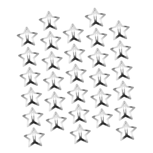 ELAYARD 30 Stück Teiliges Sternförmige Haarspangen Metall Haarklammern für Frauen Fester Griff Modisch Vielseitig Einsetzbar Haarschmuck für Alltag und Besondere Anlässe von ELAYARD