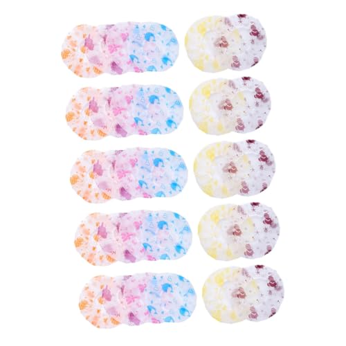 ELAYARD 30 Stück Wiederverwendbare Duschhauben Damen Elastisch Komfortabel Verstellbar für Verschiedene Kopfgrößen Stilvolles Design für Langzeitgebrauch Badezimmer von ELAYARD