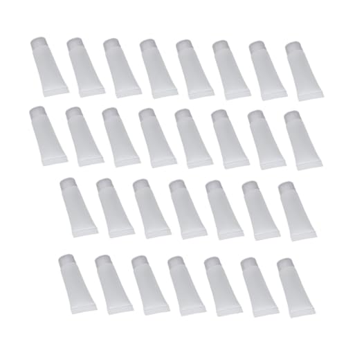 ELAYARD 30 Teiliges Kosmetik Quetschflaschen Frosted Subpackaging Behälter Auslaufsichere Reise Lotion Creme Spender Leicht und Wiederverwendbar für Waschcreme Handcreme Flüssigkeiten von ELAYARD