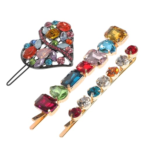 ELAYARD 3stücke Teiliges Haarspangen Buntem Kristallglas Modische Haarclips Für Frauen Und Mädchen Als Haaraccessoire Für Verschiedene Styles Und Anlässe ELAYARD 3stücke Teiliges Haarspangen Buntem Kristallglas Modische Haarclips Für Frauen Und Mädchen Als Haaraccessoire Für Verschiedene Styles Und Anlässe von ELAYARD