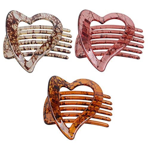 ELAYARD 3stücke Teiliges Herzform Haarklammern Delikate Haarspangen Für Mädchen Vielseitige Haarschmuck Accessoires Für Alltag Und Besondere Anlässe ELAYARD 3stücke Teiliges Herzform Haarklammern Delikate Haarspangen Für Mädchen Vielseitige Haarschmuck Accessoires Für Alltag Und Besondere Anlässe von ELAYARD
