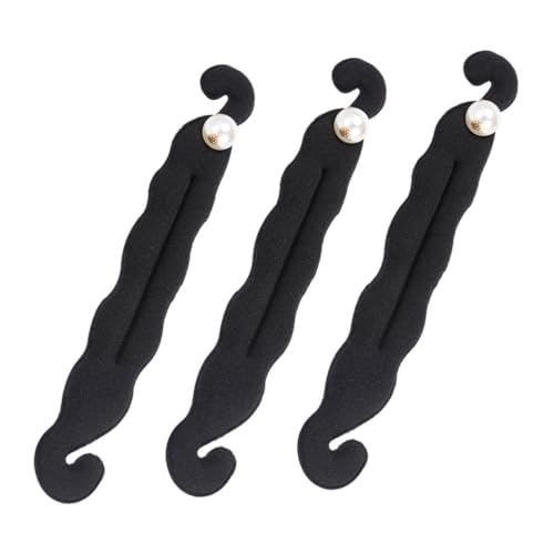 ELAYARD 3stücke Donut Dutt Maker Perle Dutt Maker Styling Frisur Werkzeuge Für Frauen Teenager Mit Dickem Oder Dünnem Haar Für Alltag Partys von ELAYARD