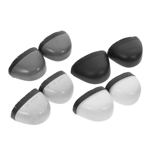 ELAYARD 4 Paar Unisex Sicherheitsschuh Stahlkappen Einlagen Arbeitsschutz Zehenschutz Composite Zehenschutz für Arbeitsschuhe Robust Leicht Atmungsaktiv von ELAYARD