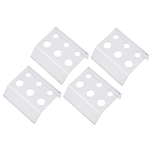 ELAYARD 4 Stück Acryl Tattoo Pigmenthalter Bogenförmiger Stabiler Farbbecherhalter Robuster Organizer Für Tätowierfarbe Make up Pigmenthalter Ink Cup Ständer von ELAYARD
