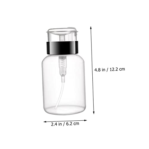 ELAYARD 4 Stück Teiliges Nachfüllbare Nagellackentferner Pumpflaschen Transparent und Schwarz Auslaufsichere Leere Pressflaschen für Nagelpflege Make up entferner Kosmetikflüssigkeiten ELAYARD 4 Stück Teiliges Nachfüllbare Nagellackentferner Pumpflaschen Transparent und Schwarz Auslaufsichere Leere Pressflaschen für Nagelpflege Make up entferner Kosmetikflüssigkeiten von ELAYARD