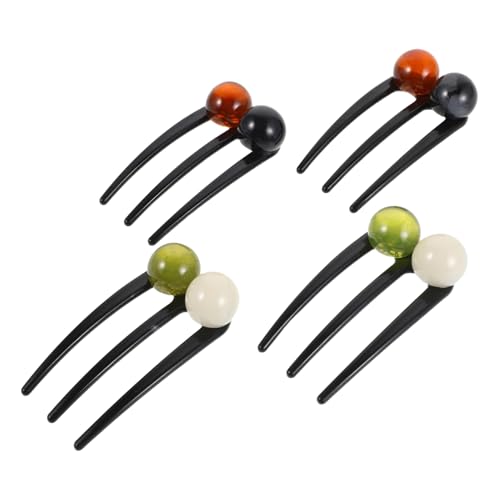 ELAYARD 4stücke Haarnadeln Im U-förmigen Design Traditionelle Chinesische Haarstyling-tools Vintage-haargabeln Für Frauen Und Mädchen Haarspangen-accessoires von ELAYARD
