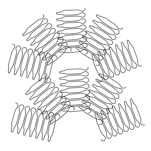 ELAYARD 40 Stück Teiliges Metall-wellenkamm Haarstyling Mini Unsichtbare Haarklammern Stabile Draht-clips zum Fixieren von Haaren Kompakte Reise-haarschmuck für Frauen und Mädchen von ELAYARD