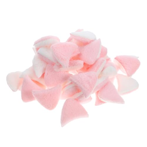 ELAYARD 40 Stücke Kleiner Katzenohren Haarspangen Zubehör Selbstgemacht Haarnadel Dekoration für Mädchen Langlebig und für Kreative Haarprojekte von ELAYARD