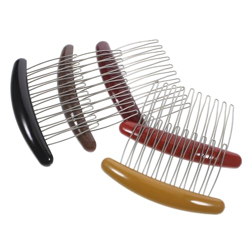 ELAYARD 5 Stück Teiliges Haarkamm Frauen Französischer Twist Seitenkamm mit Stabilem Sitz Dekorativer Haarschmuck für Hochzeit Geburtstag Abendveranstaltungen Leicht und Vielseitig in ELAYARD 5 Stück Teiliges Haarkamm Frauen Französischer Twist Seitenkamm mit Stabilem Sitz Dekorativer Haarschmuck für Hochzeit Geburtstag Abendveranstaltungen Leicht und Vielseitig in von ELAYARD