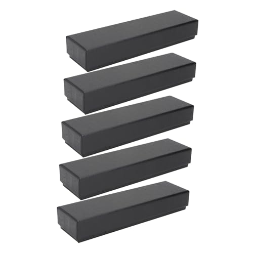 ELAYARD 5 Stück Teiliges Rechteckiges Papier Stiftekoffer Kompakte Aufbewahrungsbox für Stifte und Lesezeichen Stabile Geschenkbox für Schüler und Schreibwaren Praktische Tragetasche aus von ELAYARD