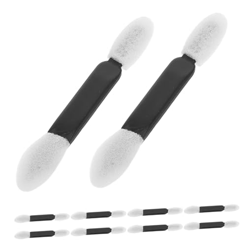 ELAYARD 50stücke Einweg Doppelseitige Schwamm Lidschattenpinsel Gekippt Lidschatten Applikator Kosmetisch Für Make-up Reisen Und Urlaub von ELAYARD