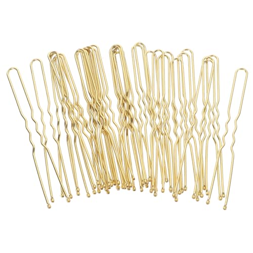 ELAYARD 50 Stück Teiliges U förmiges Haarnadel Metall Leichte Haargabeln für Damen und Mädchen Stabile Haarnadeln für Dutt haare Vielseitiger Haarschmuck für Alltag Party und Hochzeit von ELAYARD