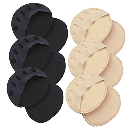 ELAYARD 6 Paare Unsichtbare Damen Zehensocken Rutschfeste Halbsocken für Hohe Schuhe Atmungsaktiv und Bequem für Sommer mit Ergonomischer und Schmutzabweisendem Design von ELAYARD