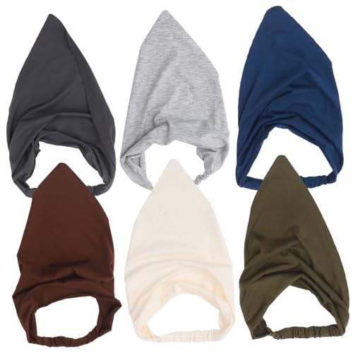 ELAYARD 6 Stück Teiliges Elastisches Dreieckstuch Damen Rutschfeste Bequeme Kopfbedeckung Vielseitig für Alltag Yoga Party Atmungsaktiv Hautfreundlich Langlebig Modisch in Farben ELAYARD 6 Stück Teiliges Elastisches Dreieckstuch Damen Rutschfeste Bequeme Kopfbedeckung Vielseitig für Alltag Yoga Party Atmungsaktiv Hautfreundlich Langlebig Modisch in Farben von ELAYARD