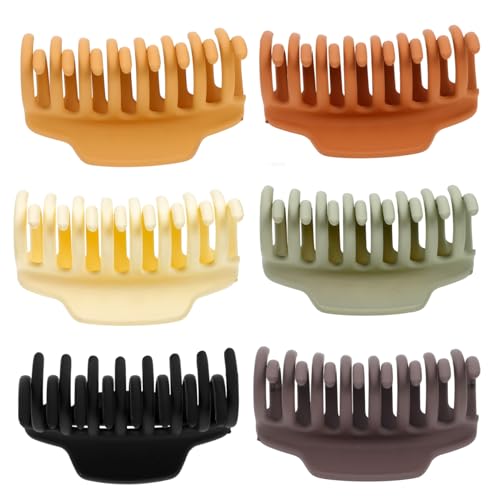 ELAYARD 6 Stück Teiliges Haarklammern Modische Quadratische Haarkralle für Damen Vielseitig für Dünnes Dickes Haar Bequeme Haarspange in Gemischten Farben für Bad Make Up und Alltag ELAYARD 6 Stück Teiliges Haarklammern Modische Quadratische Haarkralle für Damen Vielseitig für Dünnes Dickes Haar Bequeme Haarspange in Gemischten Farben für Bad Make Up und Alltag von ELAYARD