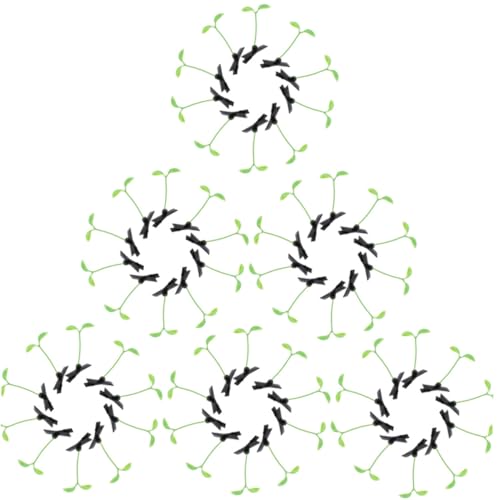 ELAYARD 60 Stück Teiliges Lustiger Bohnenkeim haarklammern aus Stabilem Kunststoff Verspieltes Design für Damen und Teenager Vielseitiger Haarschmuck für Party Alltag Festival und Cosplay von ELAYARD