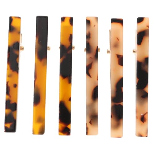 ELAYARD 6 Stücke Haarspangen für Damen Acetat Haarclips Rutschfest Stylisch für Haartypen Anlässe von ELAYARD