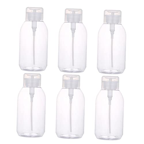 ELAYARD 6Stücke Teiliges Press Flaschen für Make Up Entferner und Nagellack Entferner Auslaufsicher und Wiederverwendbar für Reisen und Zuhause von ELAYARD