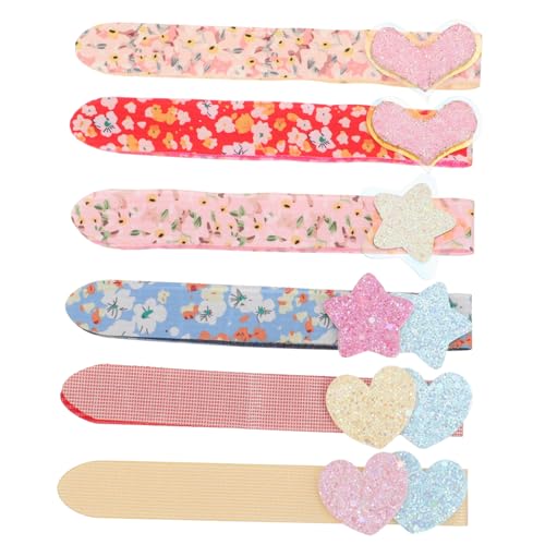 ELAYARD 6stücke Haarband Mit Glitzer- Für Damen Haar- -aufkleber Aus Hochwertigem Material Einfach Anzuwendende Haaraufkleber Für Frauen Und Mädchen Haar-fringe-patch Zum Schutz Vor von ELAYARD