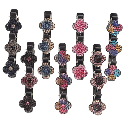 ELAYARD 7 Stück Teiliges Haarklammer mit Funkelnden Strasssteinen Langlebige Haarspangen für Damen Vielseitiges Haarstyling Zubehör für Hochzeit Party und Alltag Eleganter Haarschmuck von ELAYARD