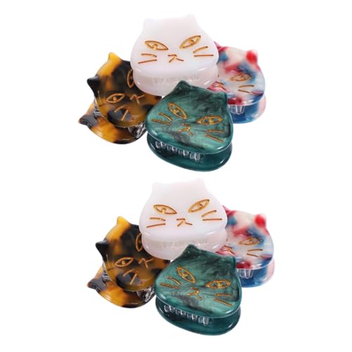 ELAYARD 8 Stck Teiliges Kleine Katzenhaarspangen aus Acetat Dekorative Leichte Haarklammern für Dünnes und Dickes Haar Multifunktionale Haarclips für Frauen Geeignet für Geburtstag ELAYARD 8 Stck Teiliges Kleine Katzenhaarspangen aus Acetat Dekorative Leichte Haarklammern für Dünnes und Dickes Haar Multifunktionale Haarclips für Frauen Geeignet für Geburtstag von ELAYARD