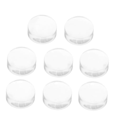 ELAYARD 8 Stück Teiliges Silikon Nagelstempel Kopf Transparente Nagelkunst Stempel für DIY Maniküre Leicht Kompakt für Zuhause Studio und Nagelstudio Einfache Anwendung Natürliche von ELAYARD