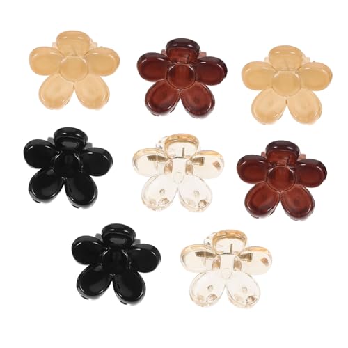 ELAYARD 8stücke Kleine Blumen Haarspangen Mini-blumen Haarklammern Mit Strass Haarspangen Für Mädchen Und Frauen Langlebig Und Robust Für Täglichen Gebrauch von ELAYARD