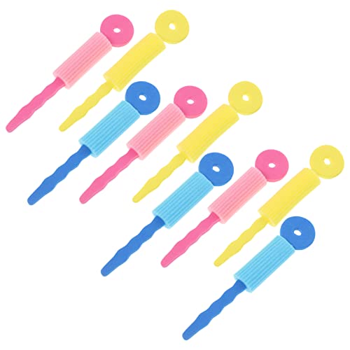 ELAYARD 9stücke Teiliges Lockenwickler Aus Schwamm Für Haarschonendes Styling Für Lange Haare Locken Ohne Hitze Tragbare Haarstyling-werkzeuge Für Frauen Und Mädchen von ELAYARD