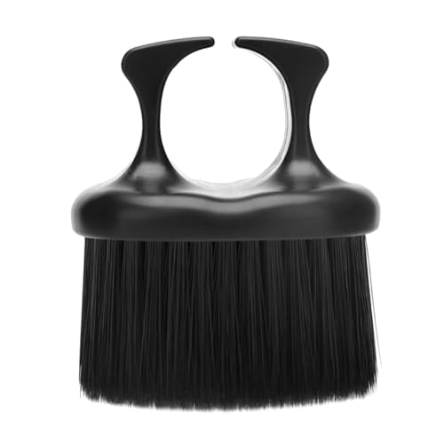 ELAYARD Barbierbürste für Herren Multifunktionale Bartbürste Strapazierfähig für Gründliche Reinigung von Haarfragmenten und Fliegenden Haaren Ergonomisch und Langlebig Schwarz von ELAYARD