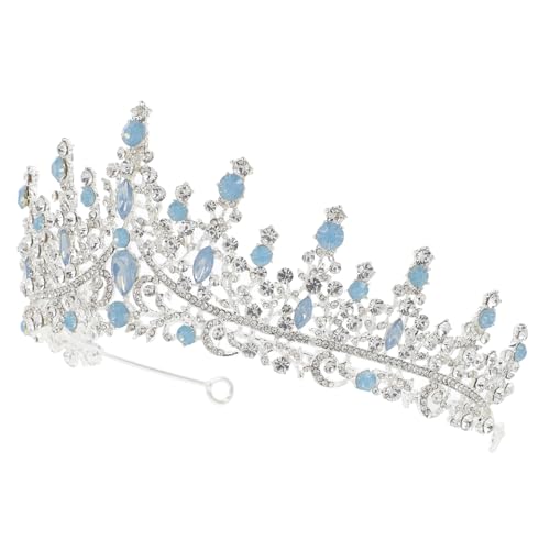 ELAYARD Barock Brautkrone Stirnband mit Funkelnden Strasssteinen Stabiler Haarschmuck für Hochzeit Party Damen Haaraccessoire Vielseitig Tragbar Komfortabel und Dekorativ von ELAYARD