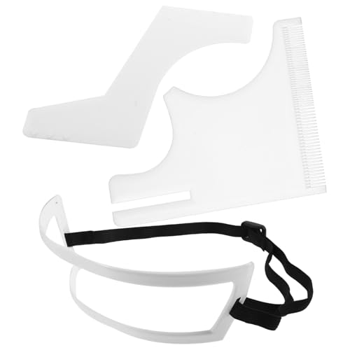 ELAYARD Bart Haarlinien formhilfe Praktisches Shaping Tool für Bart Nackenlinie und Haare Einfache Anwendung Robustes Design Geeignet für Herren Selbsthaarschnitt und Zufällige Farbe von ELAYARD