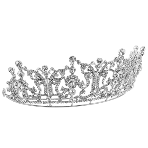 ELAYARD Brautkrone Mit Strass Für Hochzeit Geburtstag Und Cosplay Stilvolle Königinnen-tiara Aus Metall Für Brautpartys Und Zeremonien von ELAYARD