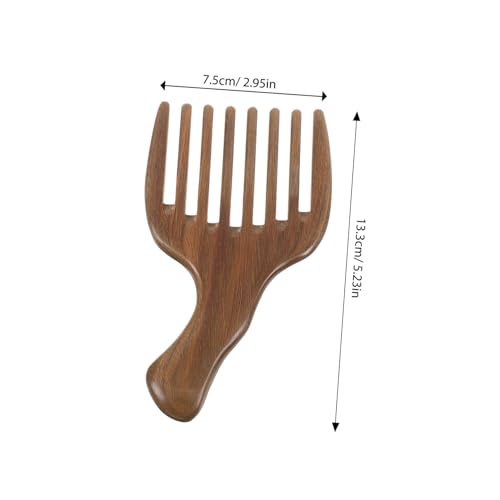 ELAYARD Breiter Zahnkamm aus Hochwertigem für Männer Leicht und Tragbar Entwirrt Schonend Feines und Dickes Haar für Styling und Massage Praktisches für Reisen und Zuhause von ELAYARD