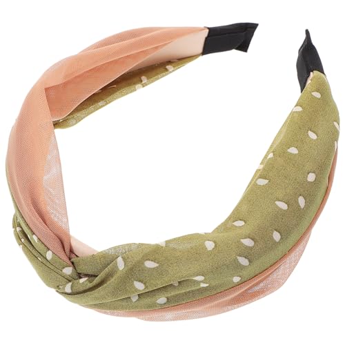 ELAYARD Breites Grünes Haarband mit Stilvollem Design nicht Rutschend aus Leichtem Langlebigem Stoff für Damen und Mädchen für Alltag Partys und Festliche Anlässe von ELAYARD