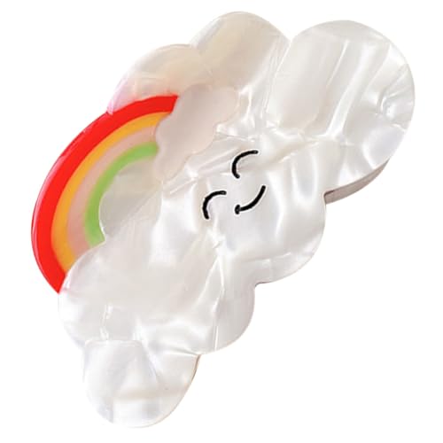 ELAYARD Bunte Haarklammer Dutt Haarschmuck aus Acetat Stylischer Cloud Claw Clip für Frauen und Mädchen Praktisches Haarstyling tool für Alltag Kochen und Beauty routine von ELAYARD