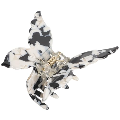 ELAYARD Butterfly Haarklammer für Dickes Haar Halboffene Schmetterlings Haarklammer Rutschfester Haarschmuck Stilvoller Damen Haarclip Sanfte Farben Praktische Frisurenhilfe von ELAYARD
