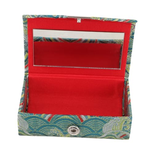 ELAYARD Chinesischer Lippenstift Etui Retro Stil Tragbarer Lippenstifthalter Kleine Make Up Aufbewahrungstasche Elegant Für Damen Zuhause Büro Reise von ELAYARD