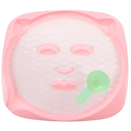 ELAYARD DIY Gesichtsmaske Formset Teilig mit Löffel Wiederverwendbare Gesichtsmaske Schale für Frauen Anpassbare Silikonform für Sitz und Gleichmäßige Maskendicke von ELAYARD