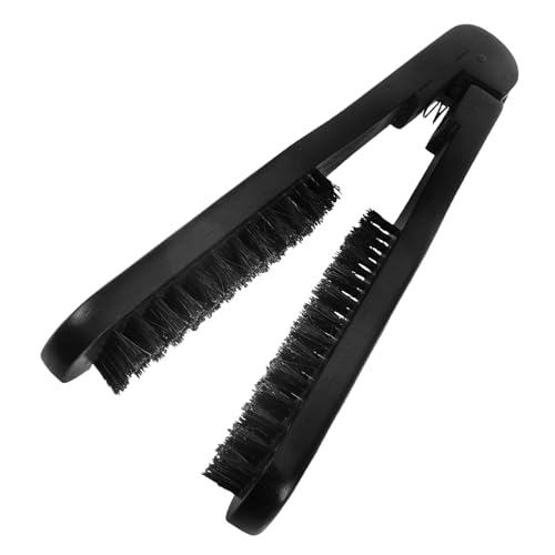 ELAYARD Doppelseitige Bürste Mit Glättkamm Und Borsten Für Haare Glätten Und Styling Antistatisch Tragbar Für Männer Und Frauen von ELAYARD