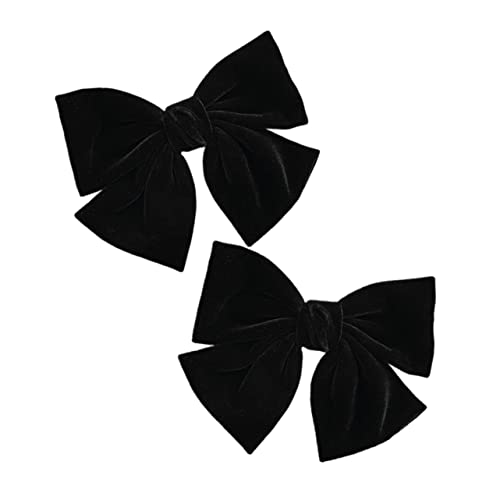 ELAYARD 2stücke Flanell Schleife Haarnadel Mädchen Haarschmuck Kopfschmuck Haar Zubehör Für Kostüm Party Hochzeit Alltag von ELAYARD