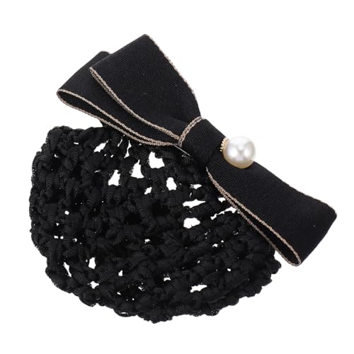 ELAYARD Eleganter Mesh Haarnetz Haarklammer mit Schleife Damen Haarschmuck Langlebig Edelstahl für Büro und Alltag Klassisches Design für Ordentlichen Dutt und Festlichen Look von ELAYARD