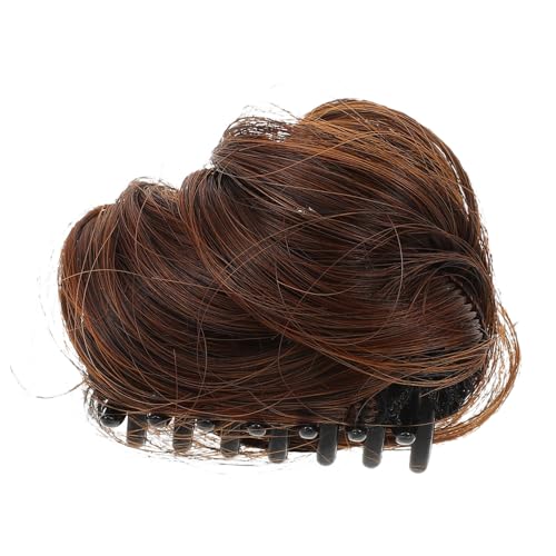 ELAYARD Fake Hair Bun für Damen Dekorativer Hochsteckfrisur Haarteil mit Kralle Eleganter Dutt aus Hochtemperatur Synthese für Hochzeiten Partys und Besondere Anlässe Hellbraun ELAYARD Fake Hair Bun für Damen Dekorativer Hochsteckfrisur Haarteil mit Kralle Eleganter Dutt aus Hochtemperatur Synthese für Hochzeiten Partys und Besondere Anlässe Hellbraun von ELAYARD