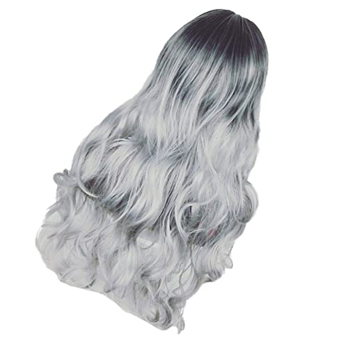 ELAYARD Farbverlauf Damen Langhaar Perücke mit Locken Mittellang Atmungsaktiv Komfortabel für Alltag und Party Realistische Haarpracht Strapazierfähiges Material Geeignet für Kostüm und ELAYARD Farbverlauf Damen Langhaar Perücke mit Locken Mittellang Atmungsaktiv Komfortabel für Alltag und Party Realistische Haarpracht Strapazierfähiges Material Geeignet für Kostüm und von ELAYARD