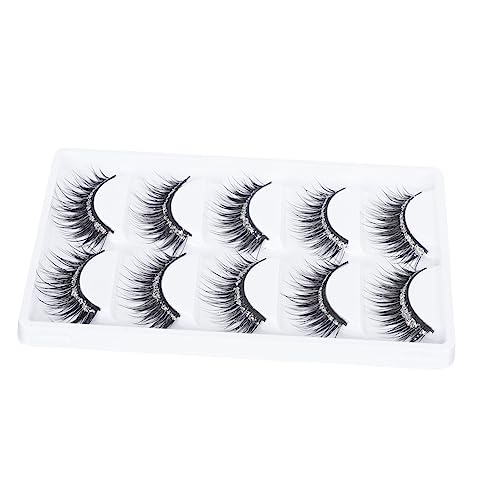 ELAYARD Realistische Künstliche Wimpern – 5 Paar Glitzerwimpern Natürlich & Dicht Damenkosmetik Wimpernset Für Mädchen von ELAYARD