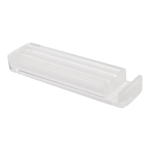 ELAYARD Gitarrenplektrum Halter Transparent Schreibtisch Pick Aufbewahrungsbox mit Clip Schutz für Akustik Bass Ukulele Violine Vielseitiger Pick Organizer für Musiker von ELAYARD