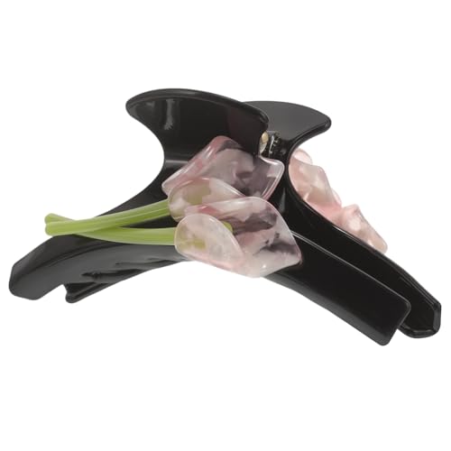 ELAYARD Große Blumen Haarklammer Damen Haarspange Dekorativer Haarkralle für Frauen Stabiler Haarklammer mit Floralem Design Geeignet für Dünnes und Dickes Haar Vielseitiger Haarschmuck von ELAYARD
