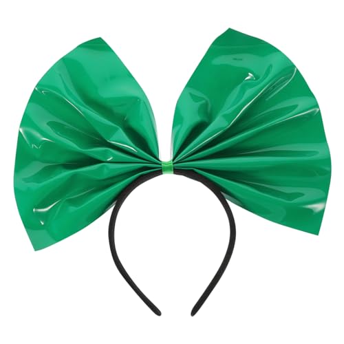 ELAYARD Großer Grüner Haarschmuck mit Schleifenstirnband für Damen Modisches Langlebiges Party Accessoire Wiederverwendbares Weiches und Kopfbedeckung für Kostüm und Themenfeiern ELAYARD Großer Grüner Haarschmuck mit Schleifenstirnband für Damen Modisches Langlebiges Party Accessoire Wiederverwendbares Weiches und Kopfbedeckung für Kostüm und Themenfeiern von ELAYARD